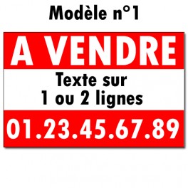 Panneau "A VENDRE" - 60 x 80 cm
