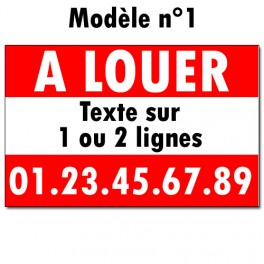 Panneau "A LOUER" - 60 x 80 cm